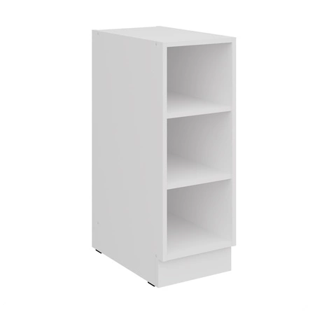 Cremona sada kuchyňského nábytku 300 cm elegantní kuchyňské skříňky s kovovými hranami úchytek skříňka s nákladním košem