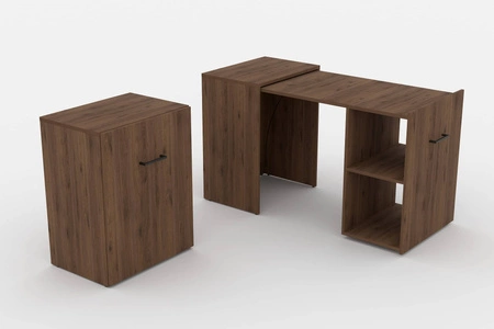 Skládací psací stůl Smart ořech stylové a funkční pro pracovnu nebo pokoj pro mládež