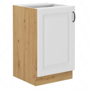 Kuchyňská skříňka pod dřez Scandi 50 ZL 1F BB skříňka odolná páře vysoké teplotě a rozlité tekutině