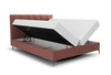 Kontinentální postel Irvine 160x200 cihla stylová postel s úložným prostorem na lůžkoviny pohodlné čelo zaujme svým elegantním designem