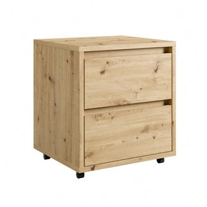 Maxi Figate dubový řemeslný stolní vozík univerzální a praktický podstavec se zásuvkami do kanceláře nebo domácnosti