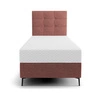Kontinentální postel Irvine 80x200 cihlová stylová postel s úložným prostorem na lůžkoviny a vysokým čelem zaujme svým elegantním designem