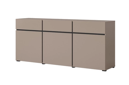 Nábytek do obývacího pokoje Cross tmavě béžový Jednoduchá forma nábytku v moderním provedení potěší milovníky minimalistických interiérů