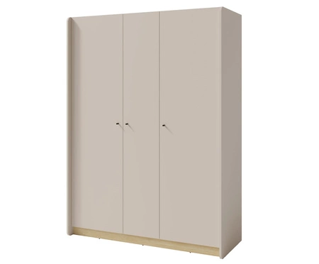 Nábytková sestava Olivio béžový písek / olejovaný dub ideální do dětského pokoje nebo pokoje pro mladé v módním stylu