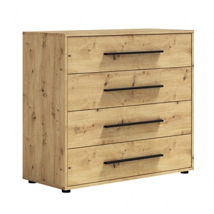 Komoda Maxione 99 cm dub řemeslný minimalistický design klasický tvar ideální komoda do obývacího pokoje nebo obývacího pokoje