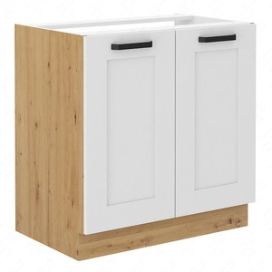 Kuchyňská dřezová skříňka Luis 80 ZL 2F BB odolná vůči páře, teplu a rozlitým tekutinám