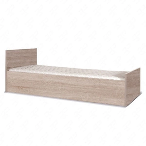 Postel Maximus 80x200 cm světlý dub sonoma krásná moderní designová postel do dětského pokoje a pokoje pro mládež