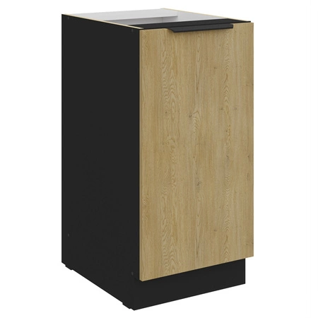 Sada kuchyňského nábytku Crotone 260 cm elegantní kuchyňské skříňky v jemných a přírodních barvách úchyty s kovovými hranami