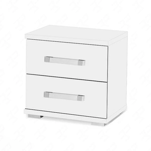 Noční stolek se zásuvkami Maximus bílý funkční kus nábytku do ložnice nebo pokoje pro mládež