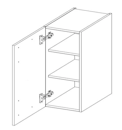 Sada rohového kuchyňského nábytku Silver 285x170 cm ideální pro interiéry ve skandinávském klasickém i moderním stylu