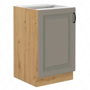 Kuchyňská skříňka pod dřez Delos 50 ZL 1F BB skříň odolná proti páře vysoké teplotě a rozlité kapalině