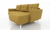 Rohová sedací souprava s funkcí spaní Felicie mustard Univerzální rohová sedací souprava stylového designu, která se hodí do každého interiéru