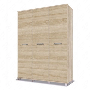 Šatní skříň Maximus 150 cm světlý dub sonoma moderní designový nábytek vysoce kvalitní zpracování hrany skříně zakončené speciální dýhou