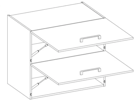 Sada kuchyňských skříněk Vanimo 260 cm vypadá skvěle v klasických i moderních interiérech