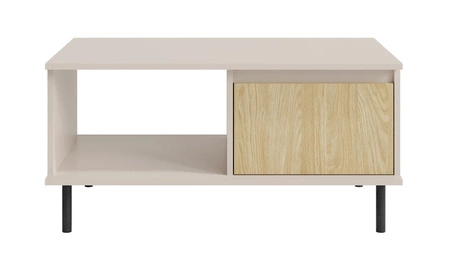 Nábytková sestava Cappo béžový písek / olejovaný dub Stylový nábytek do obývacího pokoje v decentních barvách a minimalistickém provedení