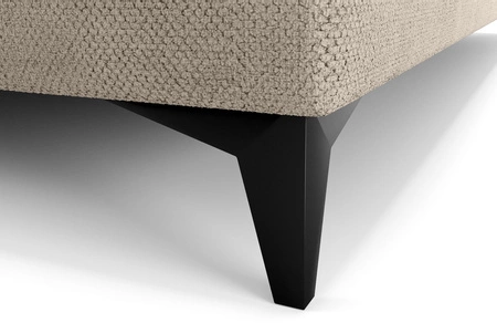 Kontinentální postel Norco 180x200 tmavě béžová Stylová postel s úložným boxem Osvětlení v čele postele dodává jedinečný nádech