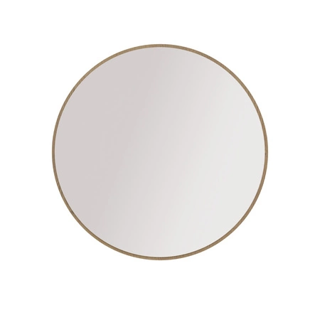 Závěsné zrcadlo Ovalio 100 cm dub cremona funkční kulaté zrcadlo ideální doplněk toaletního stolku předsíně a ložnice