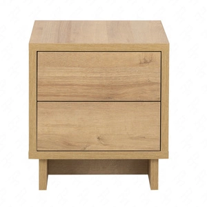Noční stolek se zásuvkami Noma dub riviera elegantní design jednoduchá forma nábytku zapadající do každého interiéru čela skříněk se systémem push to open
