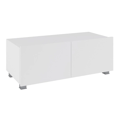 Nábytek Apulia XXIII bílý lesk / zlatý dub výjimečně stylová nástěnná skříňka jednoduché jednotky hodící se do každého interiéru