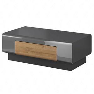 Toledo antracit / antracit lesk / dub vnuk Konferenční stolek se zásuvkou do obývacího pokoje moderní a praktický