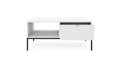 Nábytková sestava Lovro bílá moderní designová nástěnná skříňka do obývacího pokoje nebo zasedací místnosti