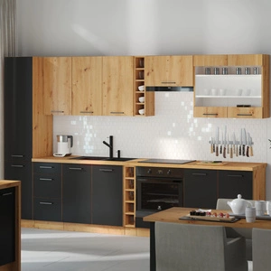 Sada kuchyňského nábytku Monza 315 cm jedinečný styl skříněk se hodí do interiéru každé kuchyně