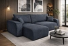 Rohová sedací souprava s funkcí spaní Fiesta tmavě šedá univerzální rohová sedací souprava se zásobníkem na plyšové lůžkoviny