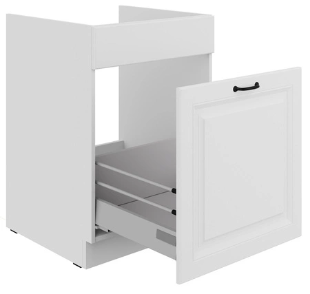 Kuchyňská dřezová skříňka se zásuvkou Snow 60 ZL 1S BB skříňka odolná vůči páře, teplu a rozlitým tekutinám