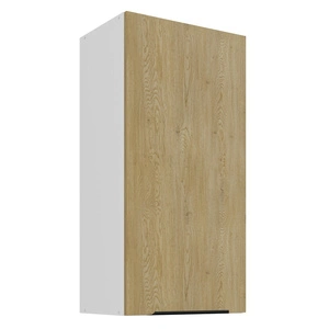 Kuchyňská nástěnná skříňka Cremona 45 G-90 1F s kovovou hranou úchytky odolná proti vlhkosti a poškození skříňky