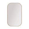 Závěsné zrcadlo Ovalio 68 cm dub cremona funkční doplněk k toaletnímu stolku a šatní skříni zrcadlo neobvyklého tvaru