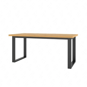 Rozkládací stůl Halle 90x170-220 cm dub wotan moderní tvar skvělý do jídelny a obývacího pokoje