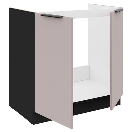 Sada rohového kuchyňského nábytku Tarraco 310x250 cm skříňky s kovovými úchytkami vypadají skvěle v moderních interiérech