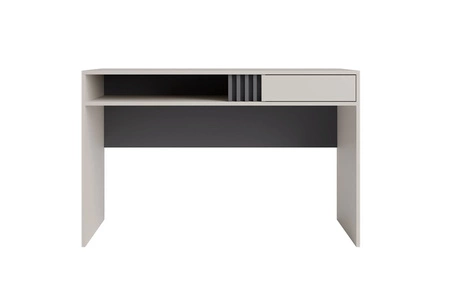 Sestava kancelářského nábytku Estan béžová / antracit Stylová sestava nábytku s minimalistickým designem v moderních barvách kovové úchytky