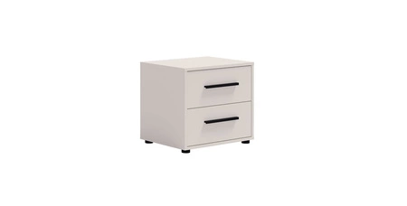 Ložnicová sestava Maxione béžová elegantní a univerzální ložnicový nábytek vkusné černé úchytky kvalitní zpracování