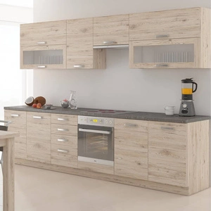 Sada kuchyňského nábytku Borno III 260 cm jedinečný styl skříněk bude ladit s interiérem každé kuchyně