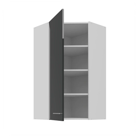 Milo 60x60 rohová kuchyňská nástěnná skříňka GN-108 1F skříňka odolná vůči páře, teplu a rozlitým tekutinám