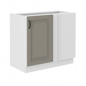 Přídavná rohová kuchyňská linka Kastos 105 ND 1F BB skříň napravo je odolná vůči páře vysoké teplotě a rozlité kapalině