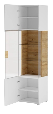 Nábytková stěna Toledo antracit / antracit lesk / dub vnuk ideální do obývacího pokoje a obývacího pokoje