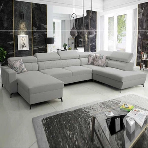 Rohová sedací souprava s funkcí spaní Savona VI šedý jasan levá elegantní a pohodlná rohová sedací souprava do obývacího pokoje se dvěma nádobami na lůžkoviny