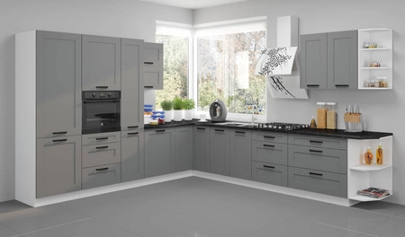 Rohová kuchyňská skříňka Avola 90x90 DN 2F BB skříňka odolná vůči páře, vysoké teplotě a rozlitým tekutinám