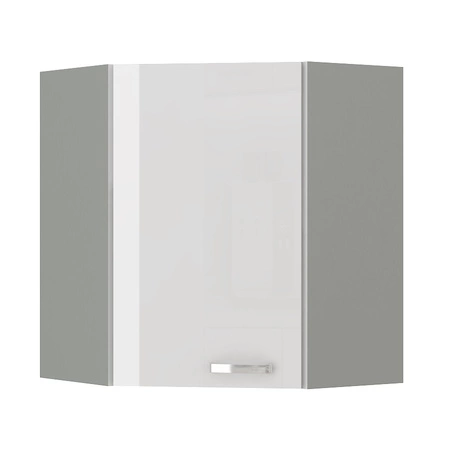 Závěsná rohová kuchyňská skříňka Bianka 89x89 GN-72 3F skříň odolná proti páře vysoké teplotě a rozlité kapalině