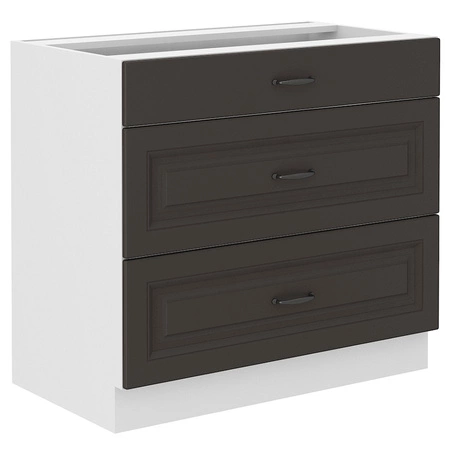 Sada rohového kuchyňského nábytku Silver 285x170 cm ideální pro interiéry ve skandinávském klasickém i moderním stylu