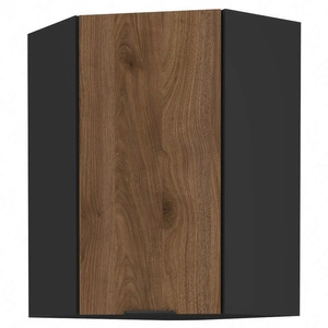 Brianza rohová kuchyňská nástěnná skříňka 60x60 GN-90 1F kovová hrana úchytka skříňka odolná proti vlhkosti a poškození