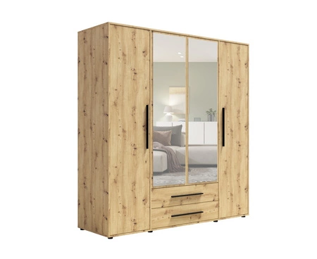 Ložnicový nábytek Maxione dub řemeslně elegantní a univerzální nábytek do ložnice vkusné úchytky kvalitní zpracování