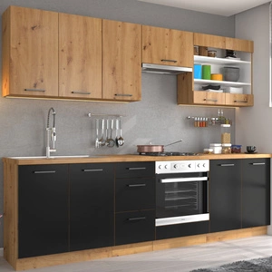 Sada kuchyňského nábytku Monza 260 cm jedinečný styl skříněk se hodí do každého stylu kuchyňského interiéru