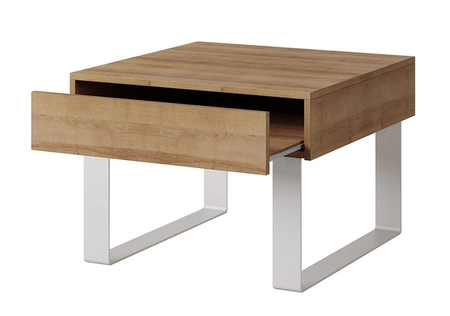 Nábytková sestava Apulia XXI bílá / zlatý dub výjimečně stylová nástěnná skříňka do obývacího pokoje jednoduché jednotky hodící se do každého interiéru