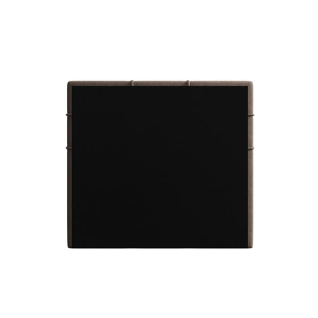 Kontinentální postel Fresno 120x200 světle hnědá v moderním skandinávském stylu s čalouněným čelem postele s úložným boxem