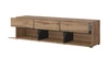 TV skříň Cross 180 cm dub wotan moderní design ideální skříň do obývacího pokoje a zasedací místnosti geometrický tvar