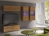 Nábytková stěna Apulia XII dub zlatý Výjimečně stylová stěna s jednoduchými nábytkovými díly, která se hodí do každého interiéru