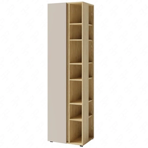 Knihovna Paguro 55 cm béžový písek / olejovaný dub moderní design nábytku kvalitní zpracování stylová knihovna